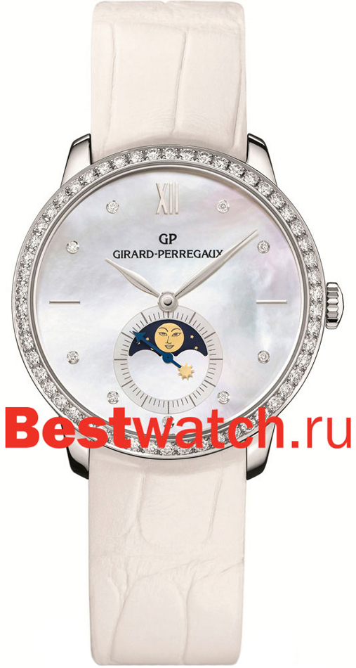 Часы Girard Perregaux 1966 Lady-Moon-Phases-WG